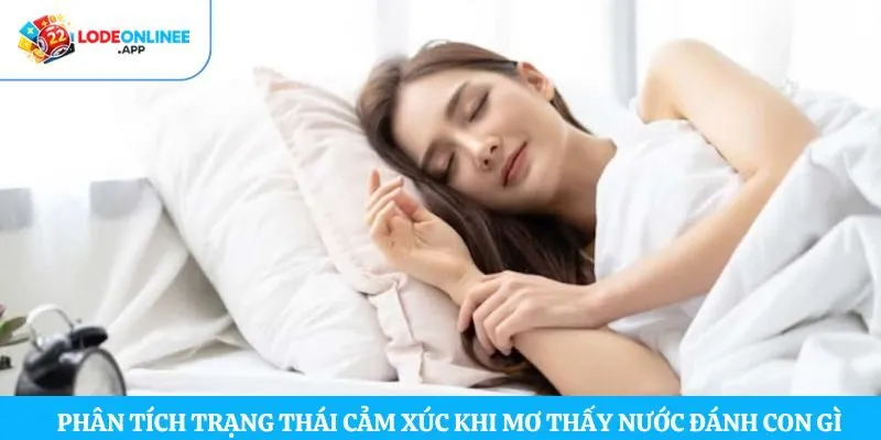 Phân tích trạng thái cảm xúc khi mơ thấy nước đánh con gì