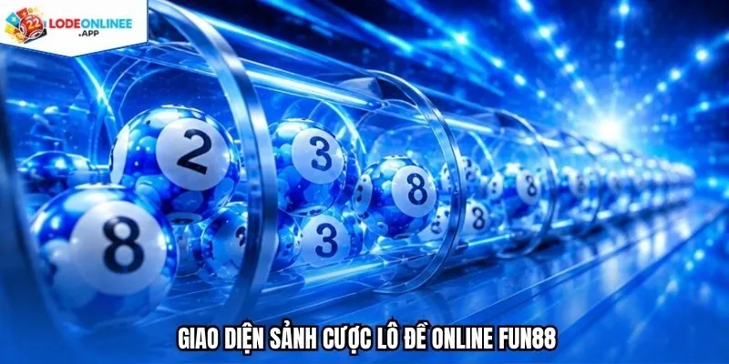 Giao diện sảnh cược lô đề online FUN88