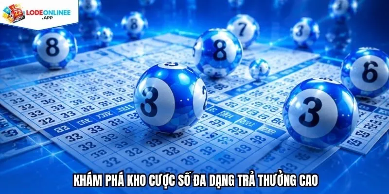 Khám phá kho cược số đa dạng trả thưởng cao