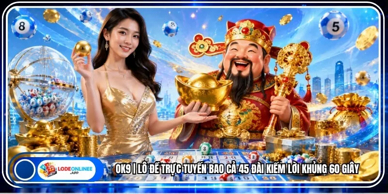 OK9 | Lô Đề Trực Tuyến Bao Cả 45 Đài Kiếm Lời Khủng 60 Giây 